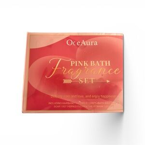Pink Bath Fragrance Set